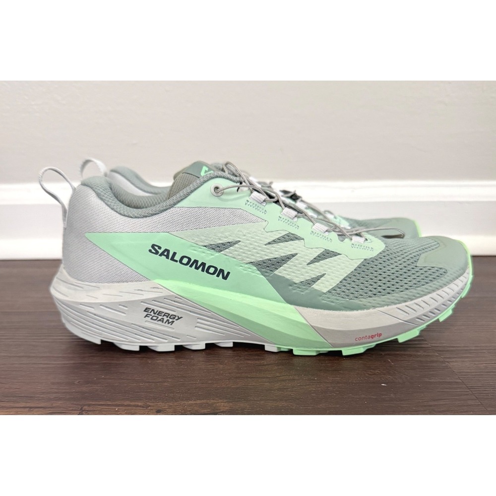 Salomon Women's Sense Ride V5 'Lily Pad Metal' Sz 9.5 Trail Running - New no box